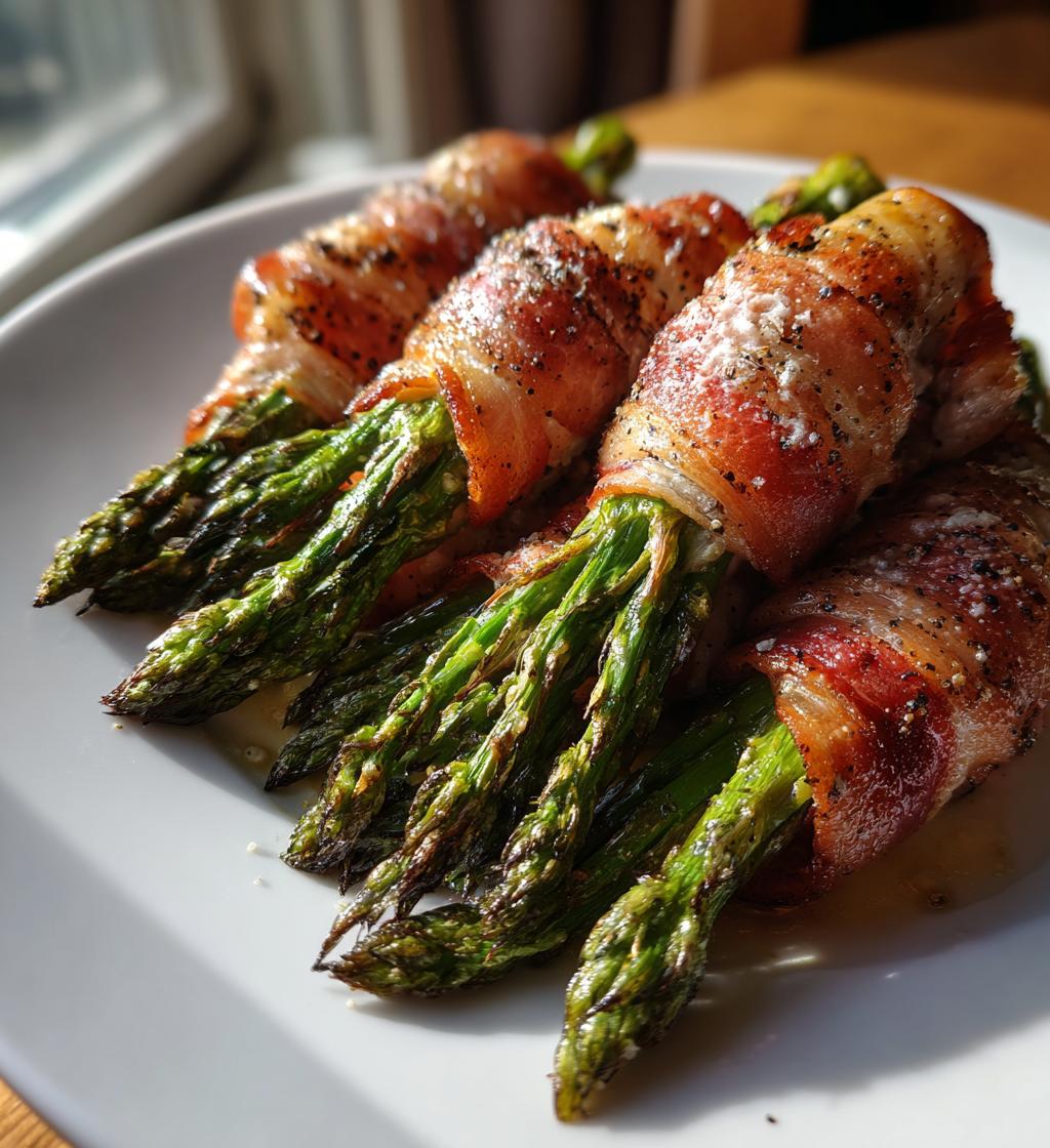 Asparagus Wrapped in Turkey - detail 1
