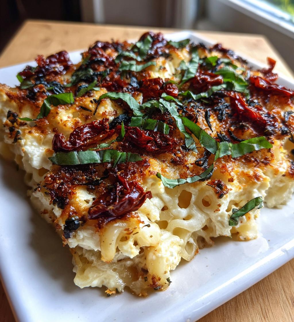 Baked Feta Pasta with Caramelized Onions and Sun‑Dried Tomatoes - detail 1