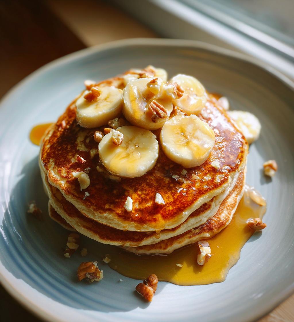 Banana Flour Pancakes