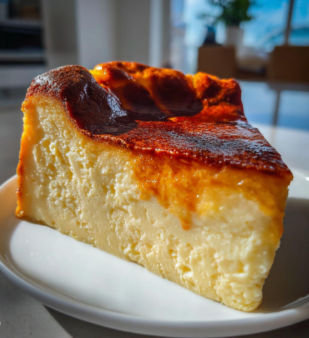 Basque‑Style Cheesecake