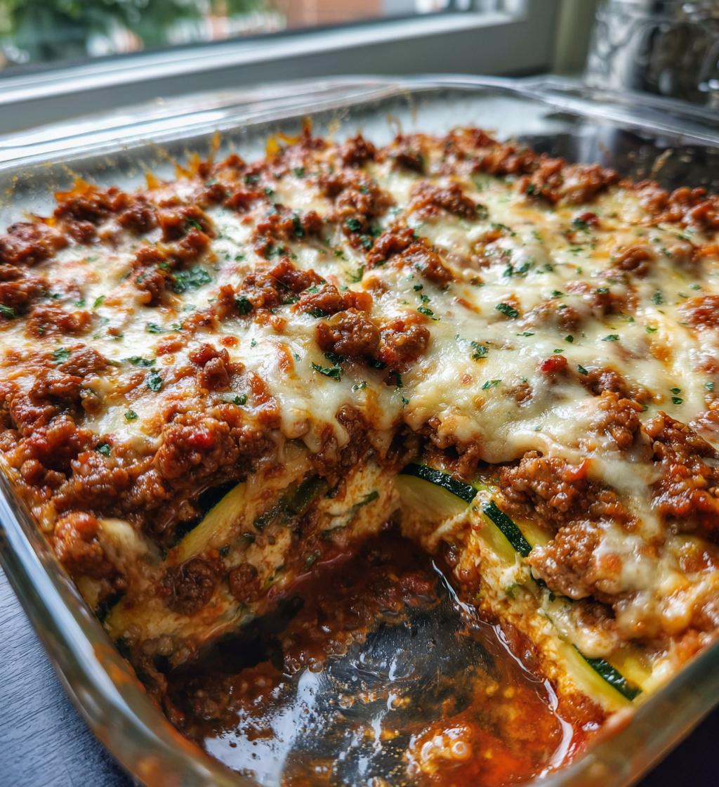 Beef, Zucchini and Ricotta Bake - detail 1