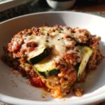 Beef, Zucchini and Ricotta Bake