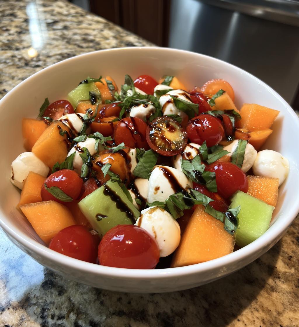 Caprese‑Style Melon Salad - detail 1