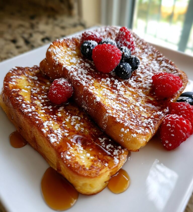 Choc French Toast Breakfast