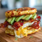Cloud Bread Breakfast Sandwich​