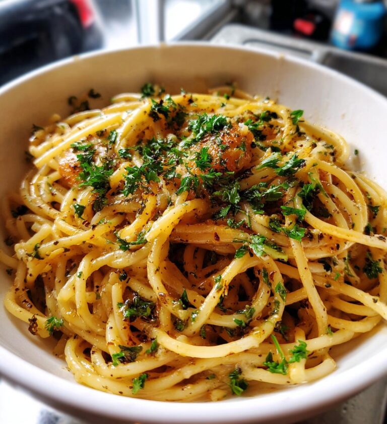 Creamy Garlic Butter Noodles