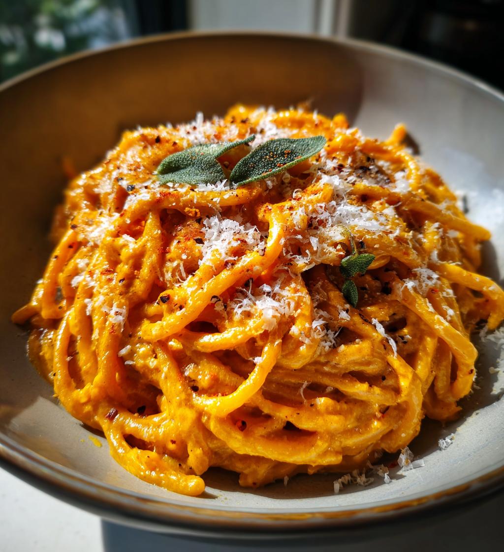 Creamy Pumpkin Pasta - detail 1