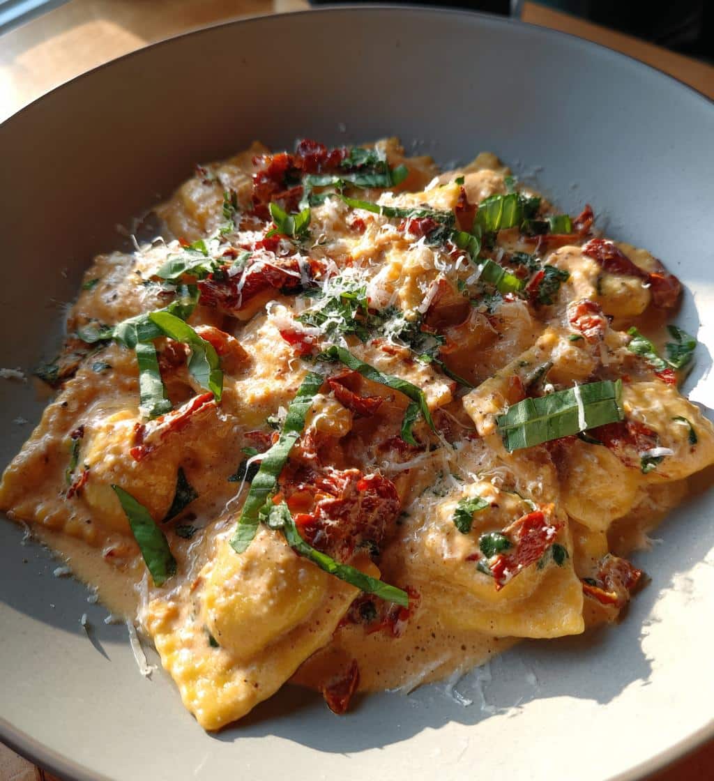 Creamy Sun Dried Tomato Ravioli​ - detail 1