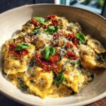 Creamy Sun Dried Tomato Ravioli​