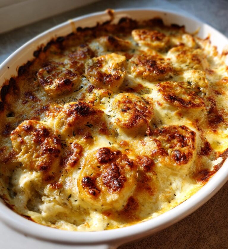 Dumpling Bake (baked casserole using frozen dumplings)