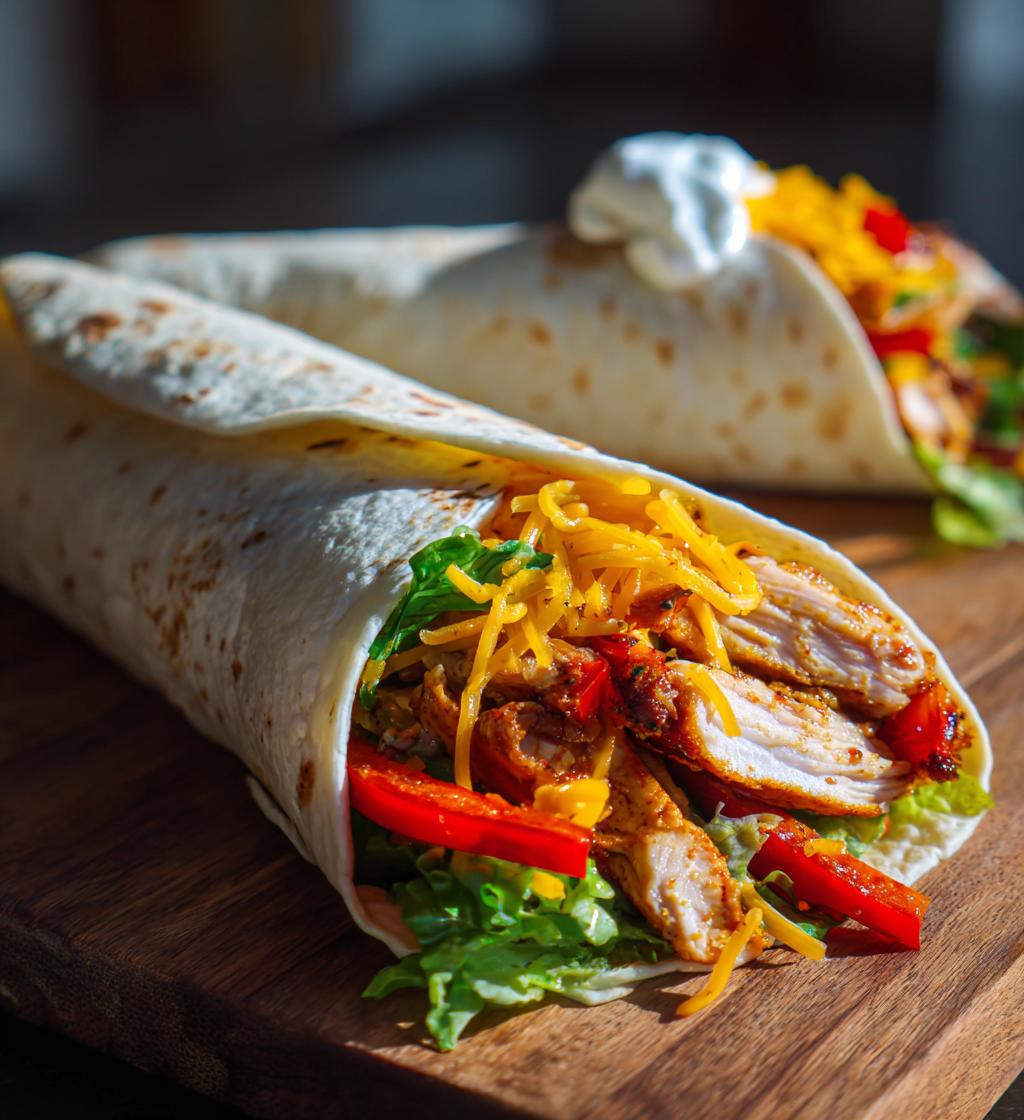 Fajita Chicken Wraps - detail 1