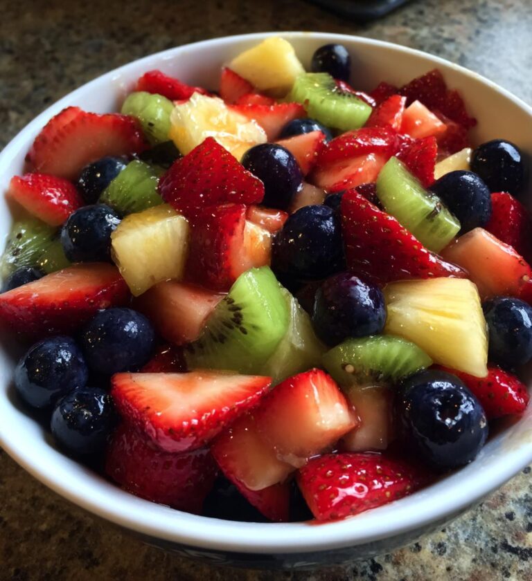 Fruit Salad Honey Lime Dressing