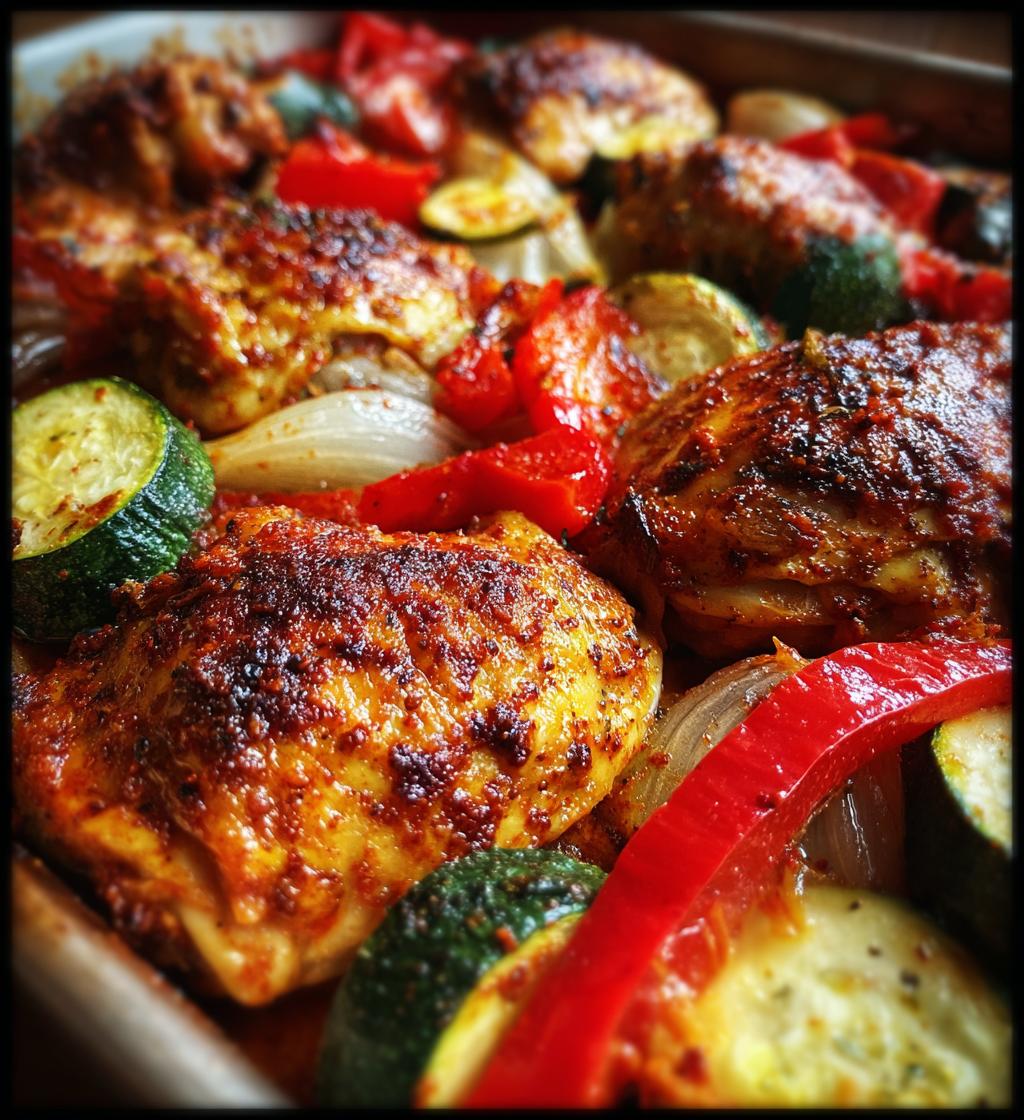 Harissa Chicken Traybake - detail 1