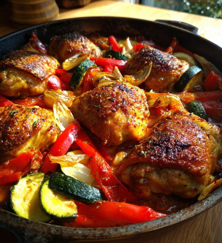 Harissa Chicken Traybake