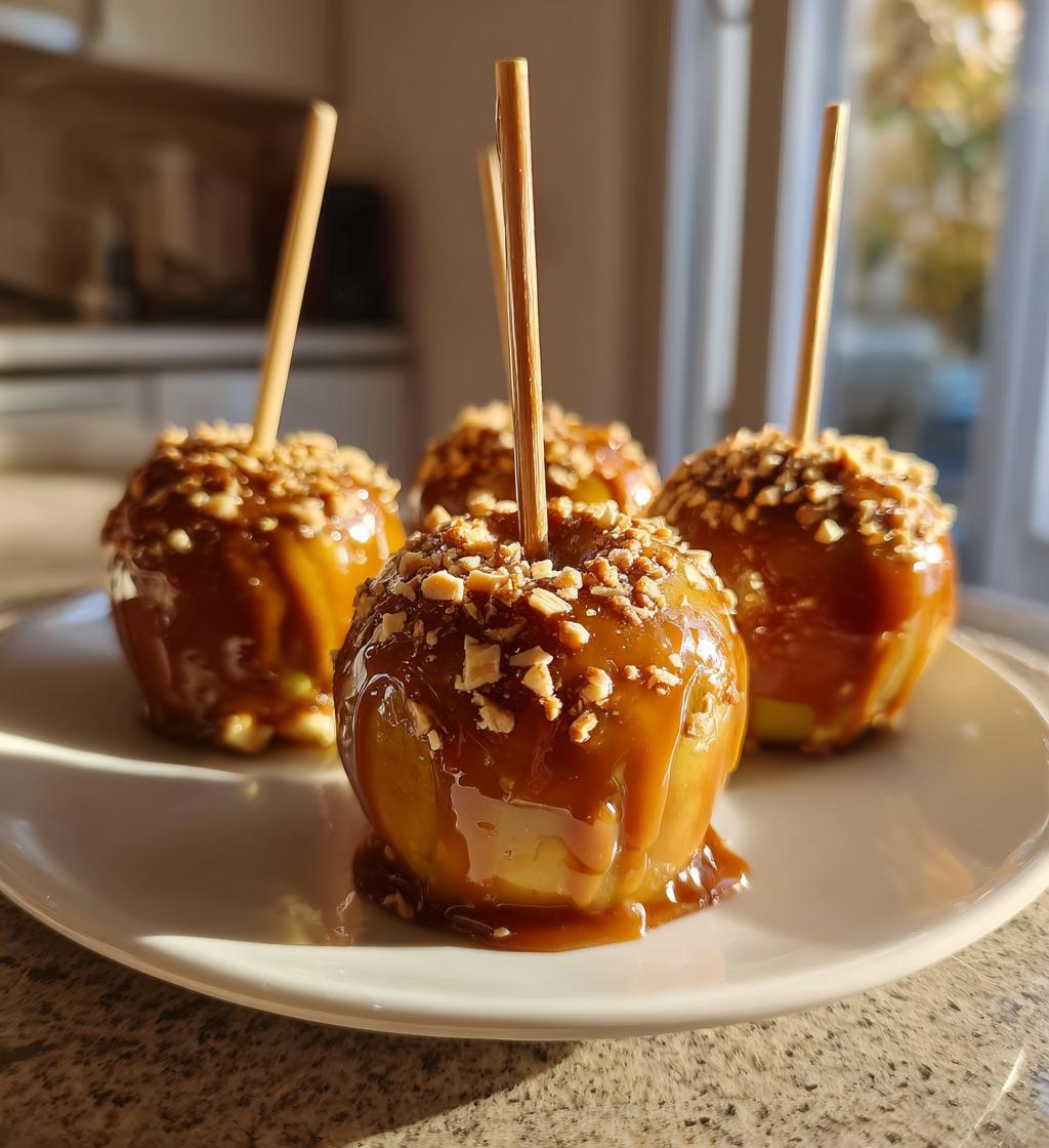 Homemade Caramel Apples - detail 1