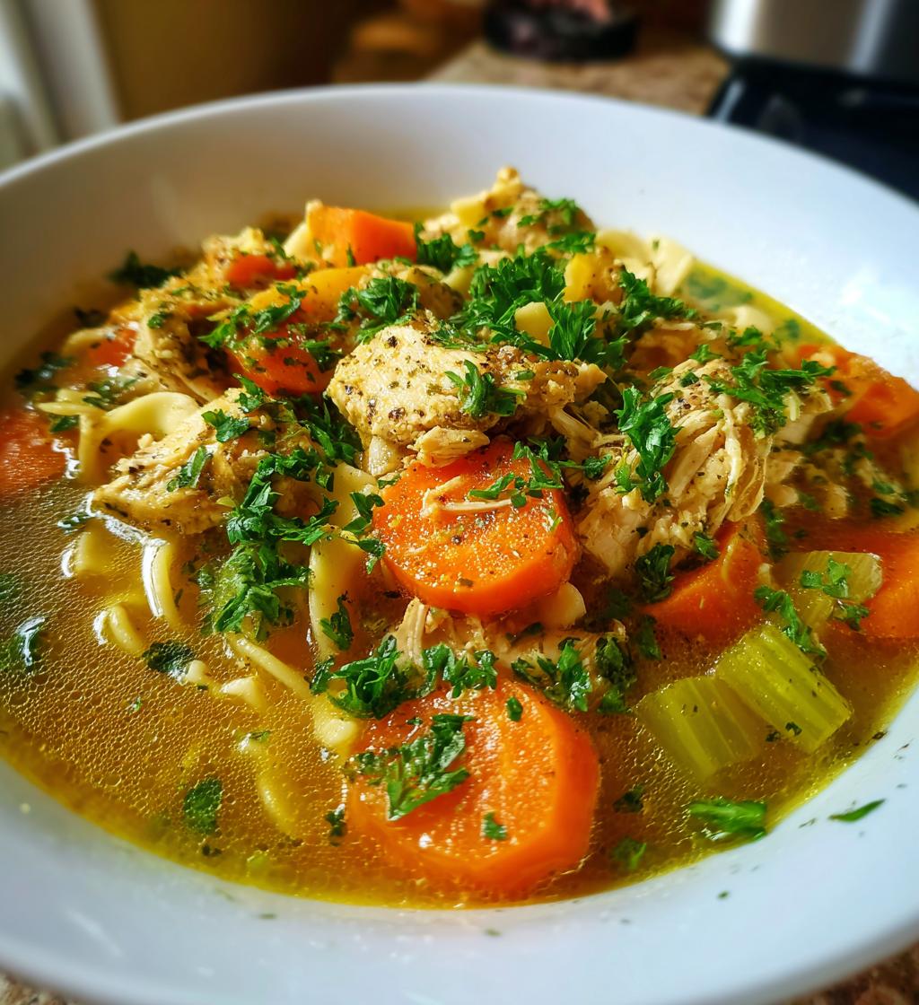 Homestyle Chicken Noodle Soup