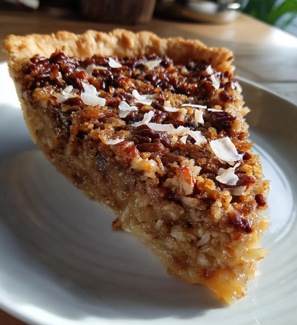 Kentucky Sawdust Pie (coconut‑pecan pie bar style) - detail 1