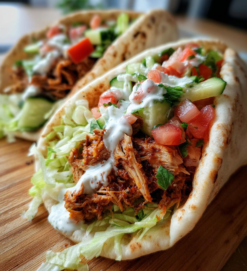Lebanese Chicken Shawarma Wraps - detail 1
