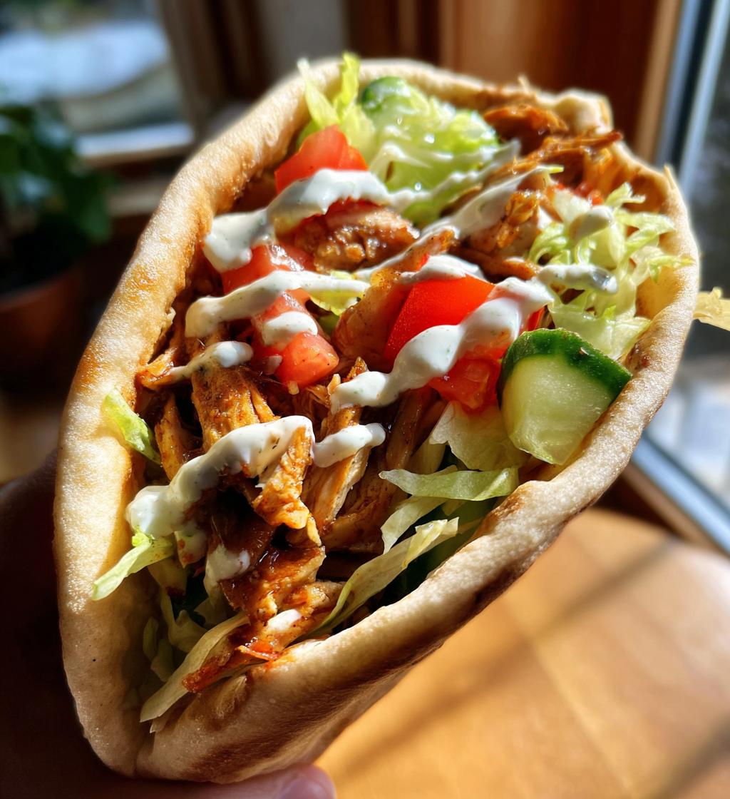 Lebanese Chicken Shawarma Wraps