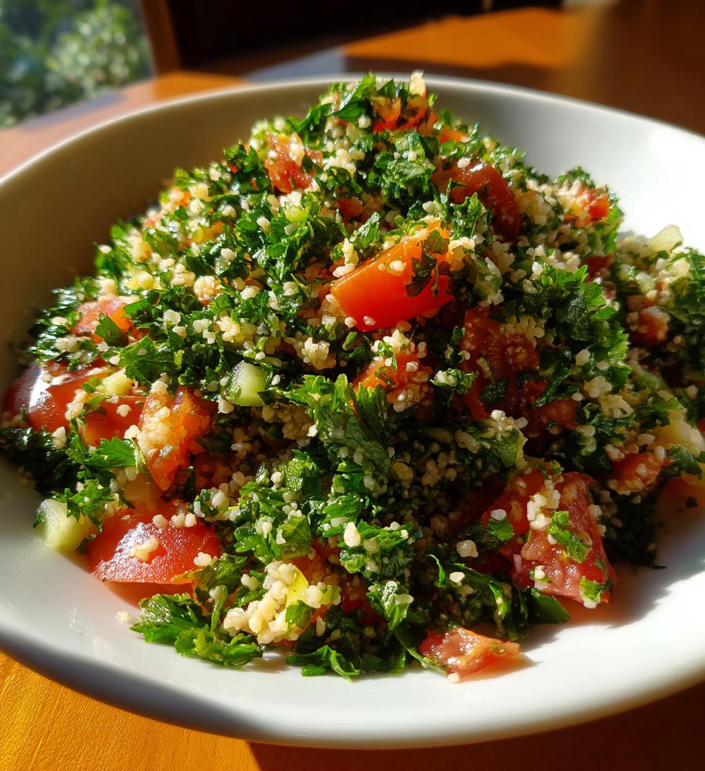 Lebanese Tabbouleh Salad - detail 1