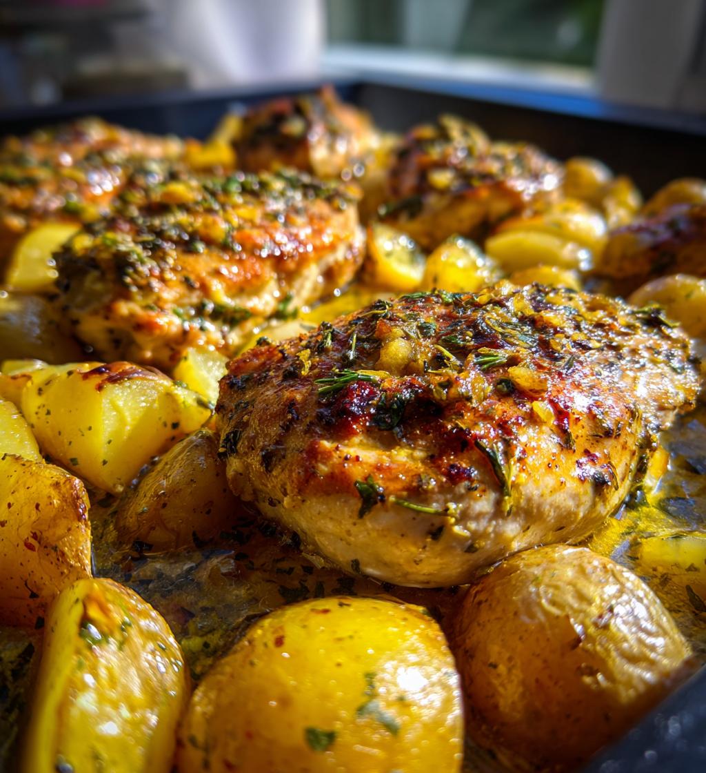 Lemon Herb Chicken and Potatoes - detail 1