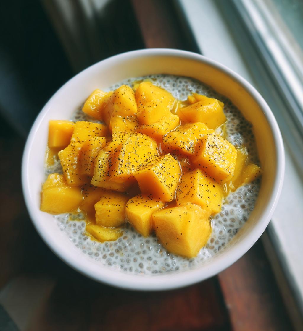 Mango Chia Breakfast Pudding - detail 1