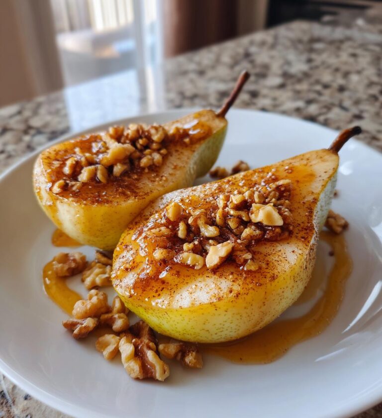 Maple‑Baked Pears