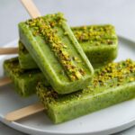 Matcha Pistachio Popsicles