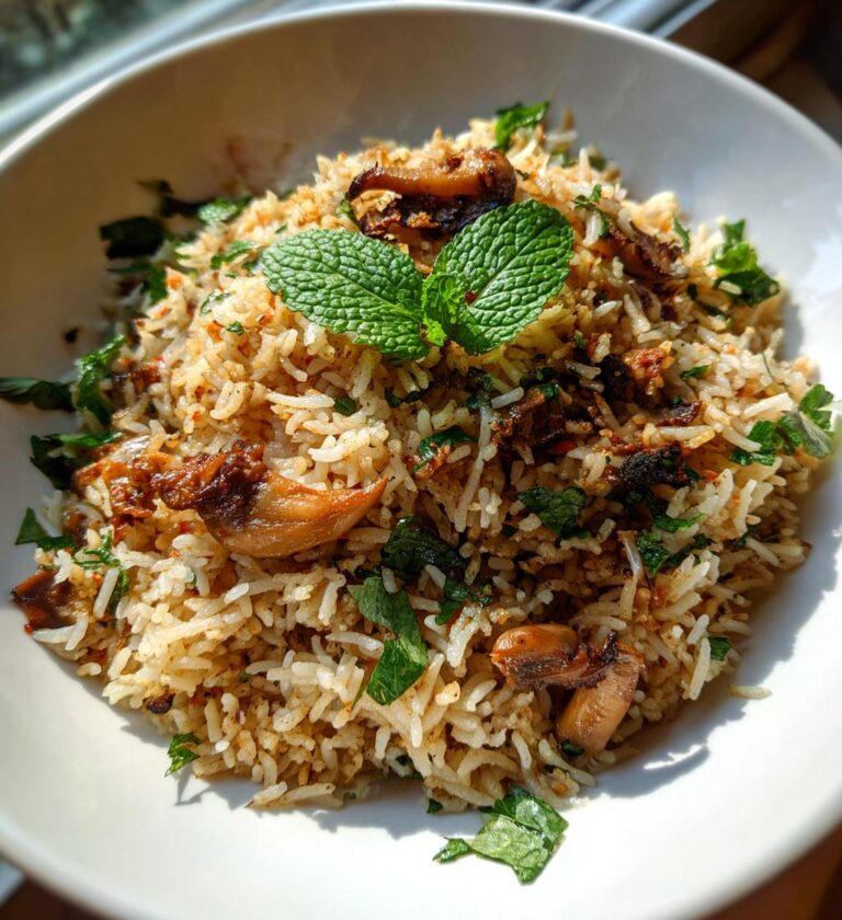 Mushroom Biryani
