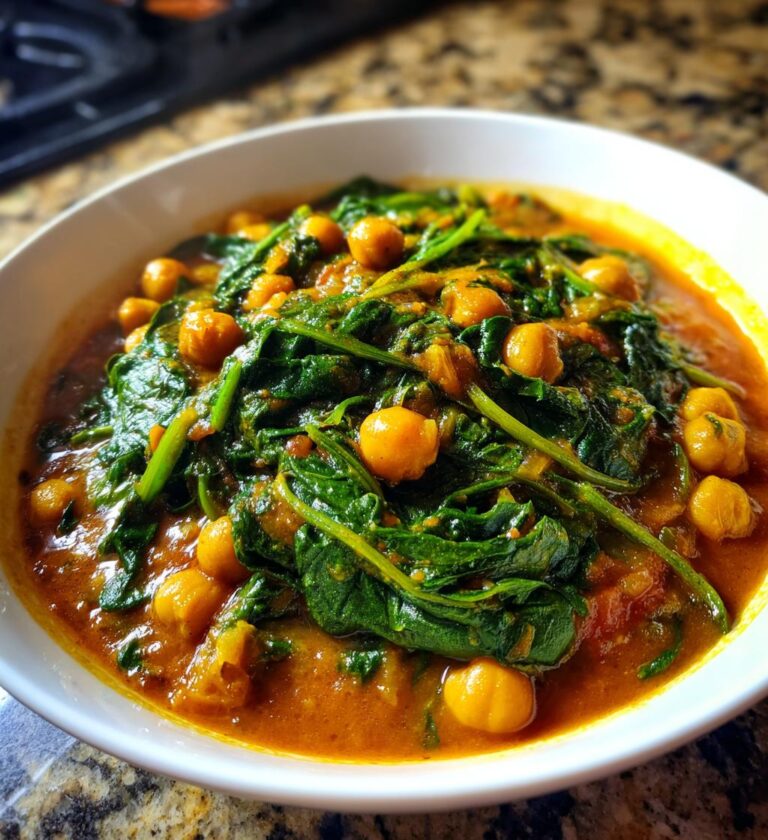 One-Pot Chickpea and Spinach Stew