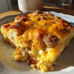 Overnight Biscuit Breakfast Casserole​