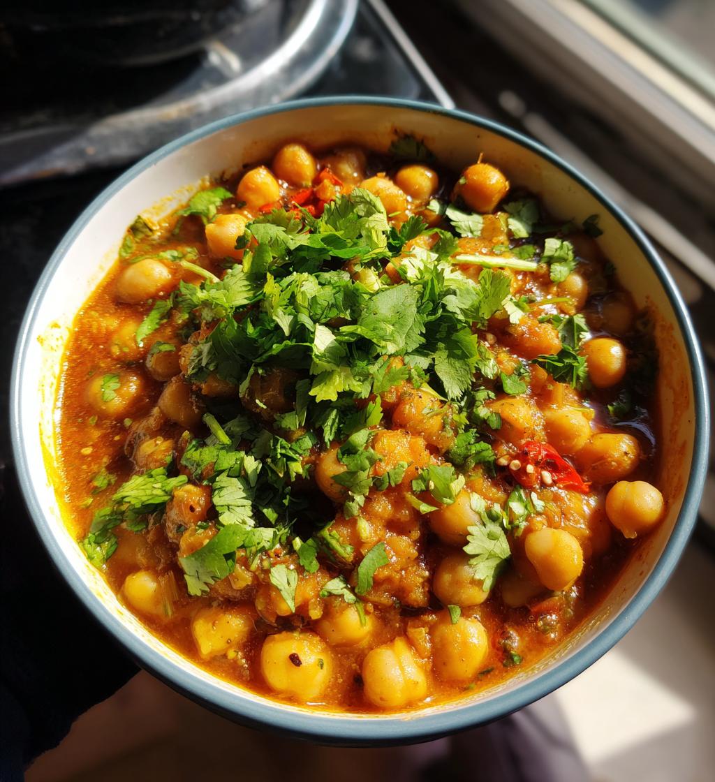 Pakistani Chana Masala Curry - detail 1