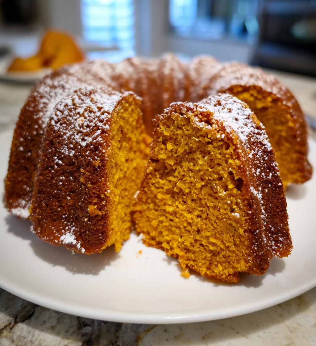 Pumpkin Bundt Cake - detail 1