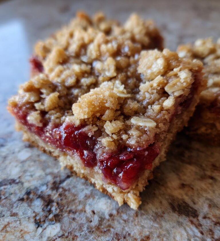 Raspberry Crumble Bars