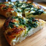 Roasted Garlic Spinach Pizza​