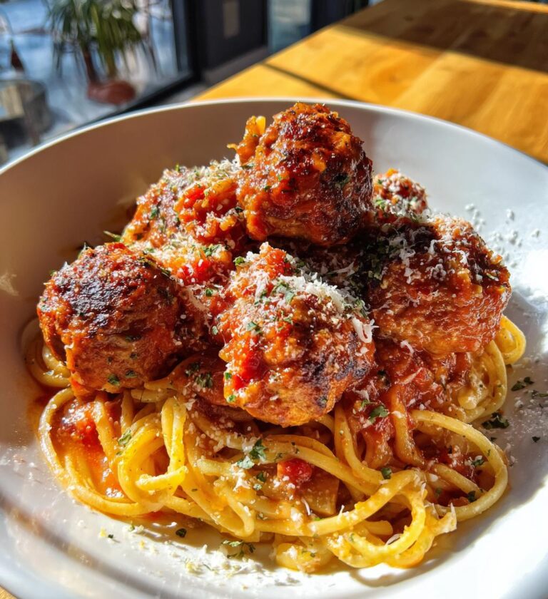 Spaghetti with Turkey Meatballs