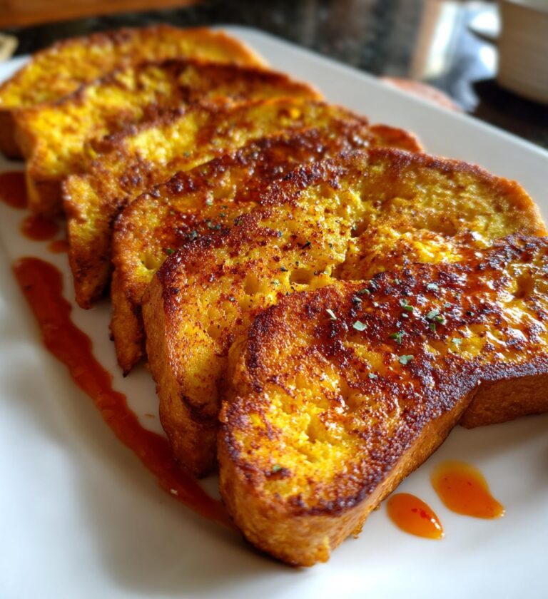 Spicy Egg French Toast