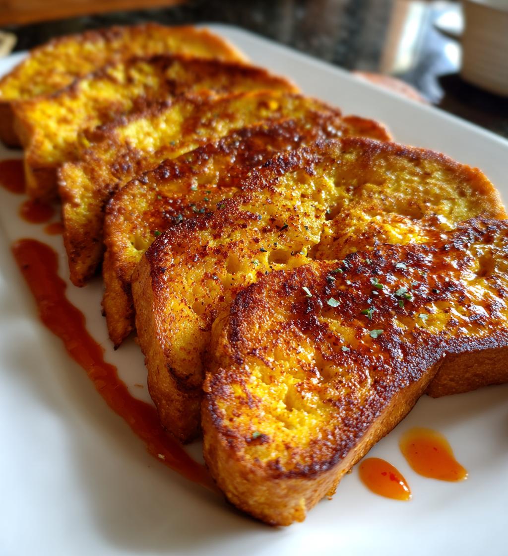 Spicy Egg French Toast