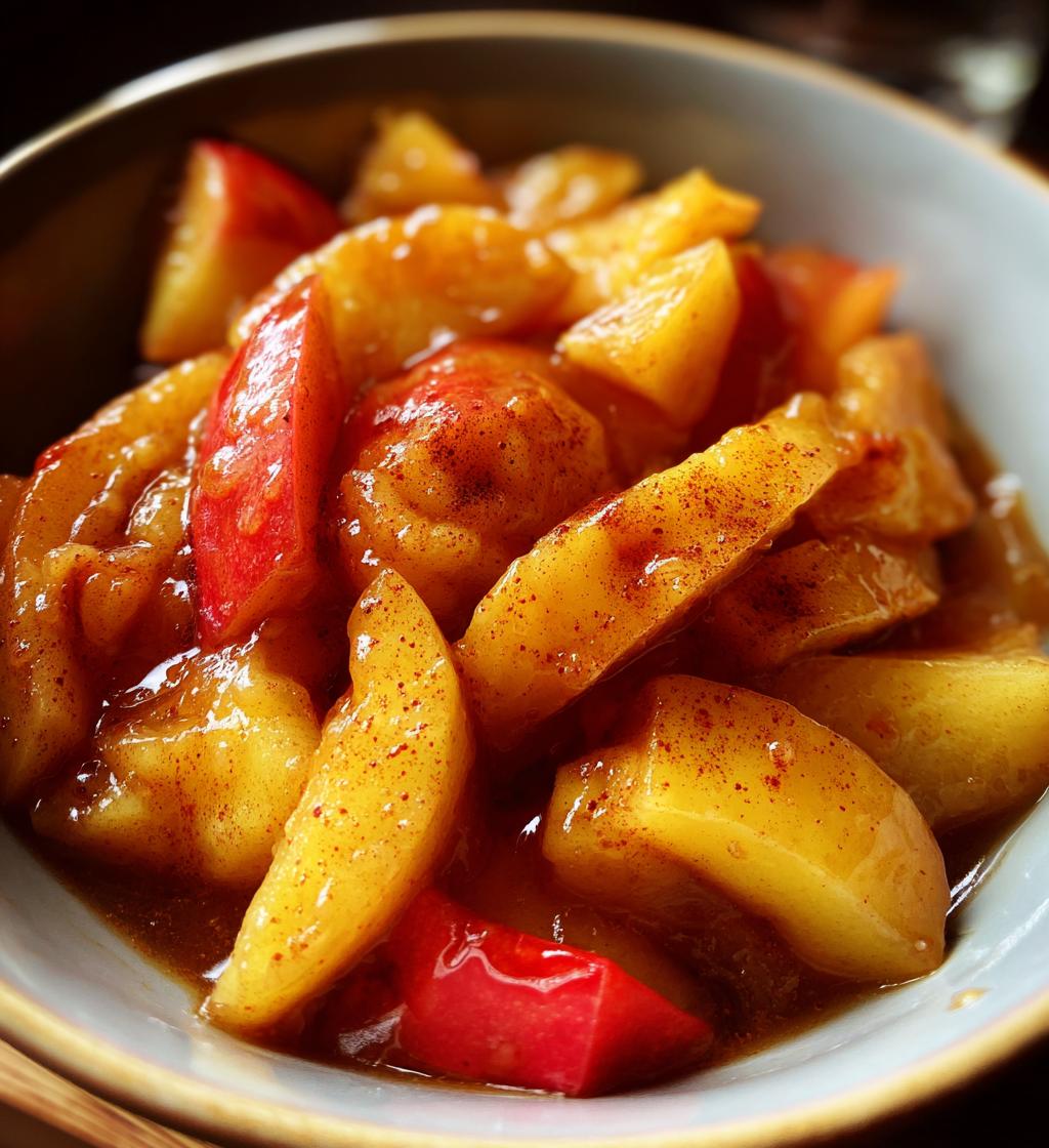 Stewed Apples Cinnamon​
