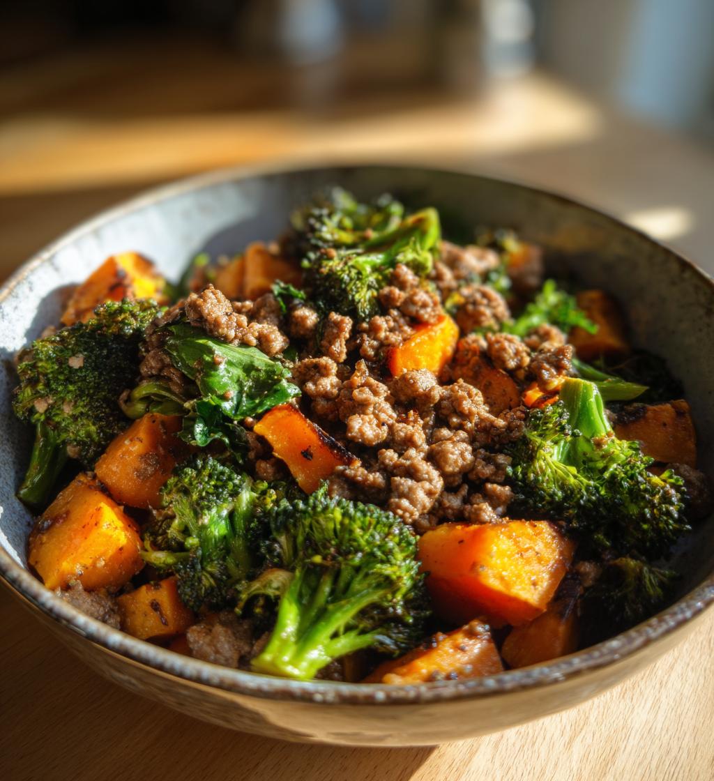 Sweet Potato Beef Bowl - detail 1