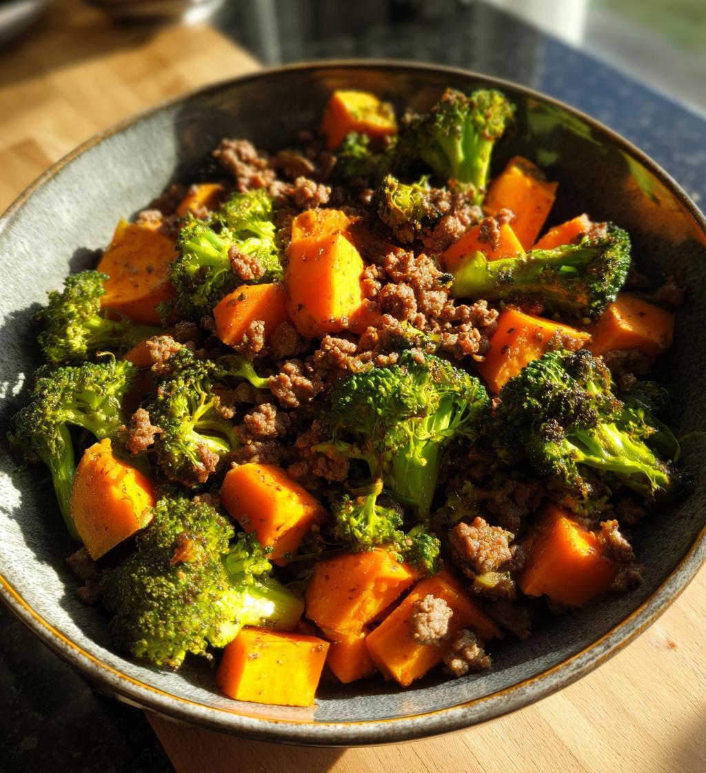 Sweet Potato Beef Bowl