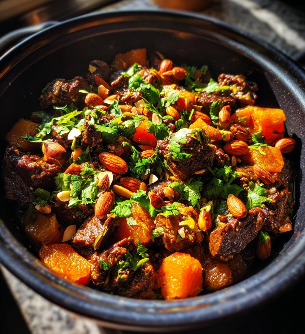 Sweet and Savory Moroccan Beef Tagine - detail 1