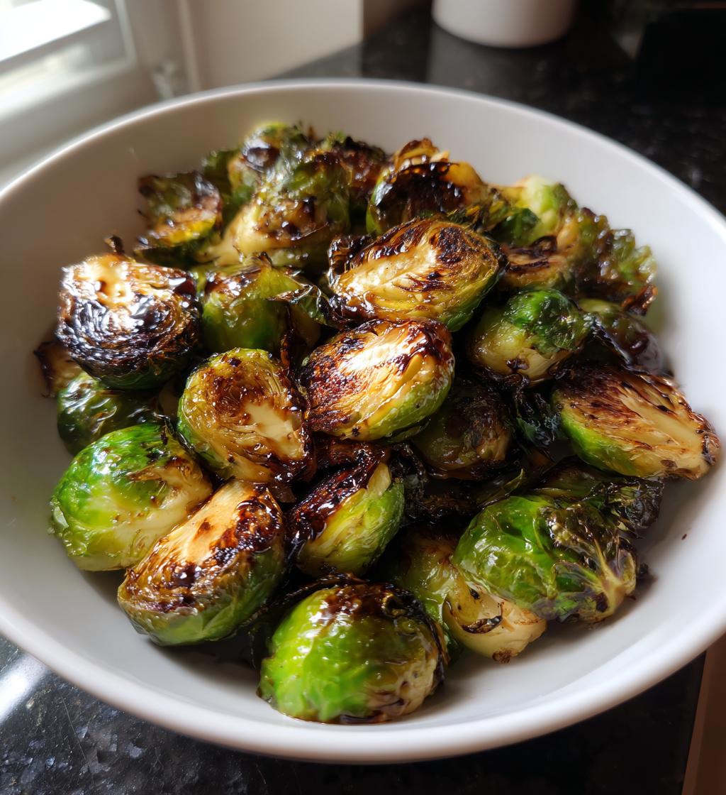 Tangy Balsamic Roasted Brussels Sprouts - detail 1