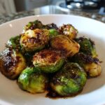 Tangy Balsamic Roasted Brussels Sprouts