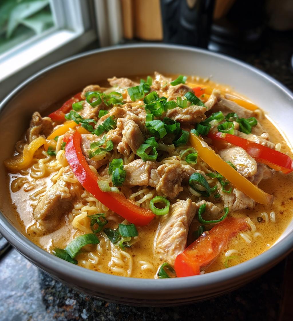 Thai Peanut Chicken Ramen - detail 1