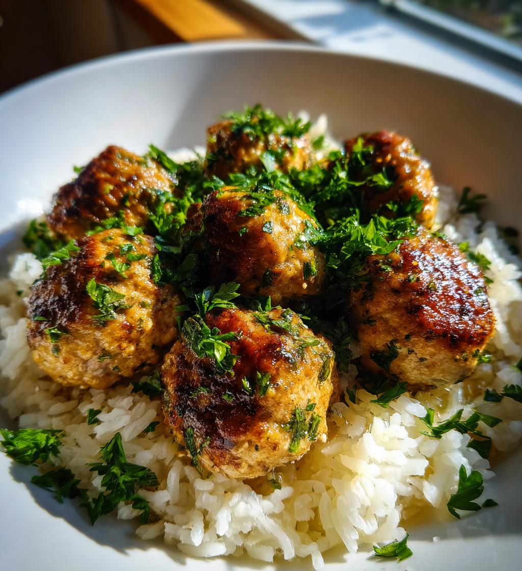 Turkish Meatballs with Rice - detail 1