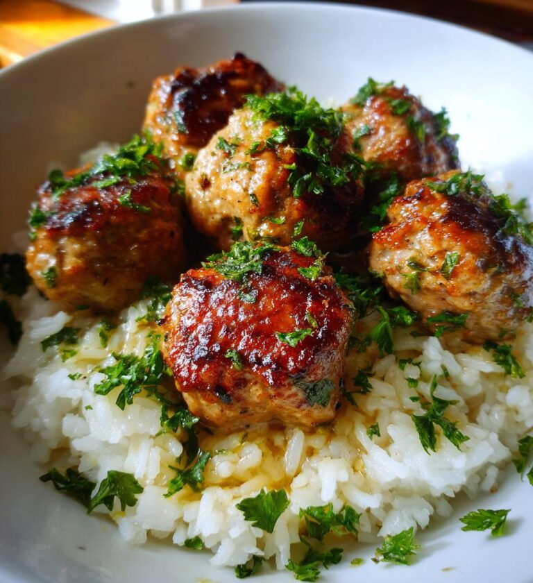 Turkish Meatballs with Rice