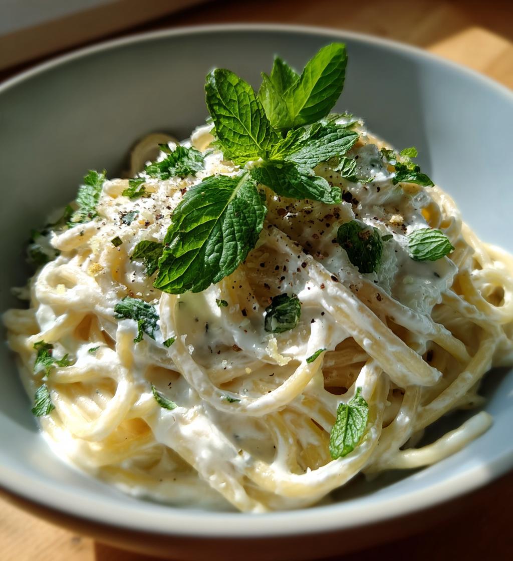Turkish Pasta with Yogurt Sauce