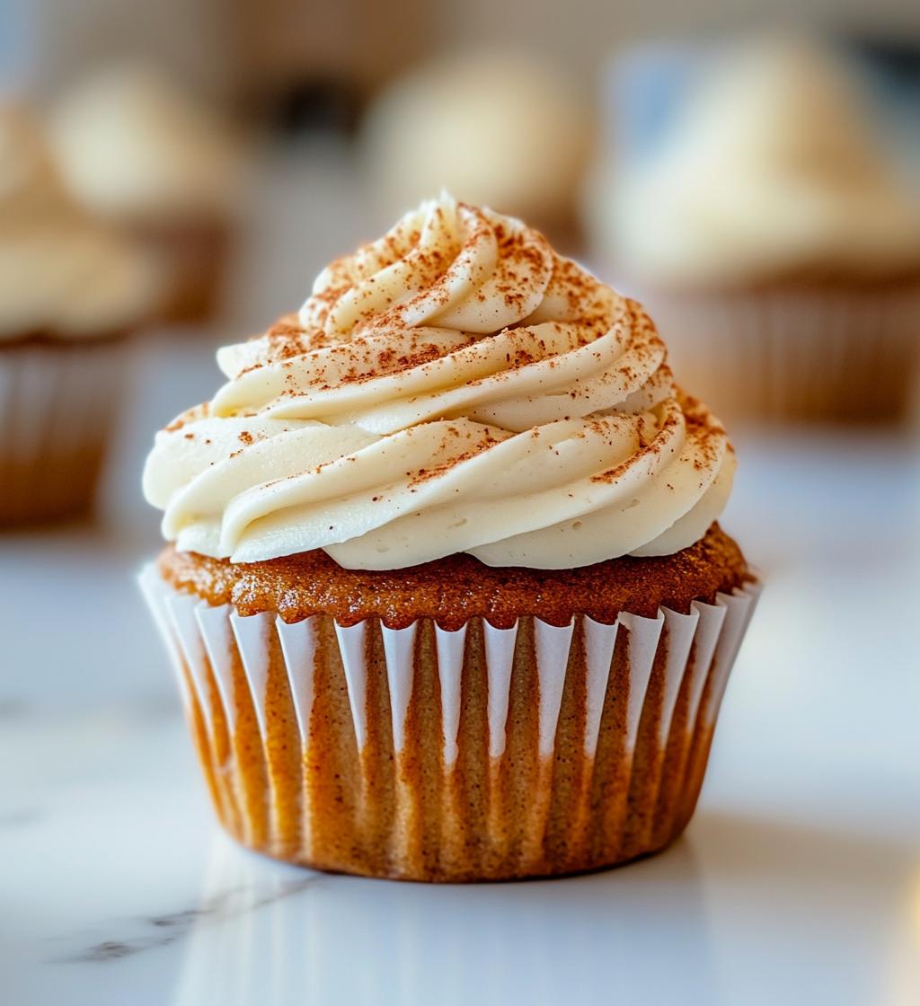 Vanilla Chai Pumpkin Latte Cupcakes - detail 1