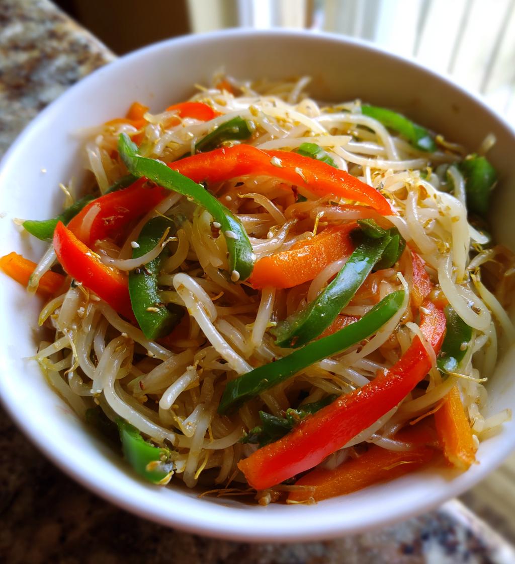 Viral Bean Sprout Stir Fry